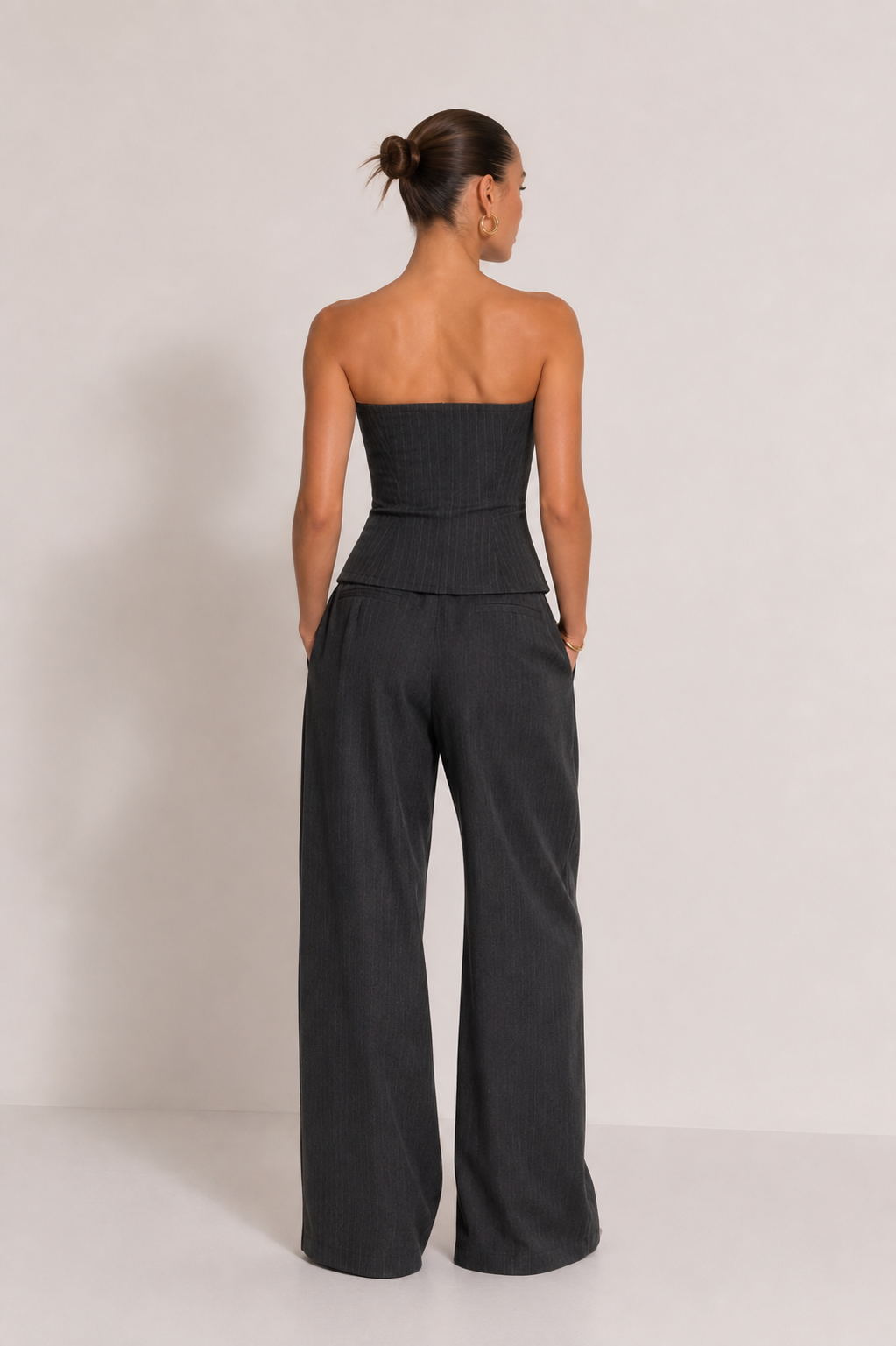 Noelle Pinstripe Top