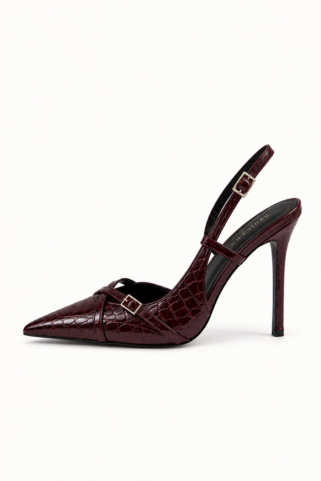 Amara Heels – Burgundy