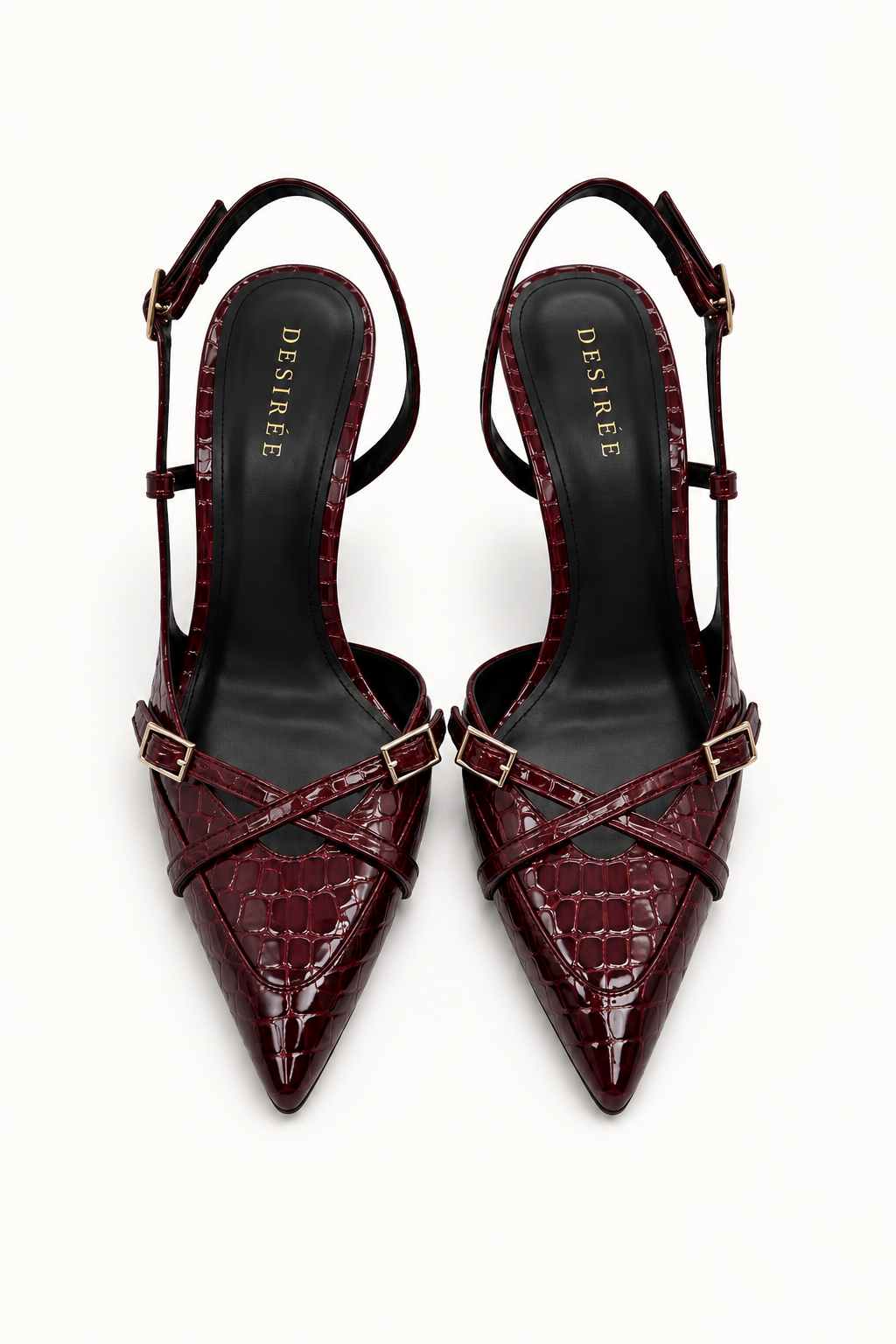 Amara Heels – Burgundy